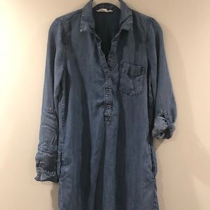 Chambray Tunic Dress
